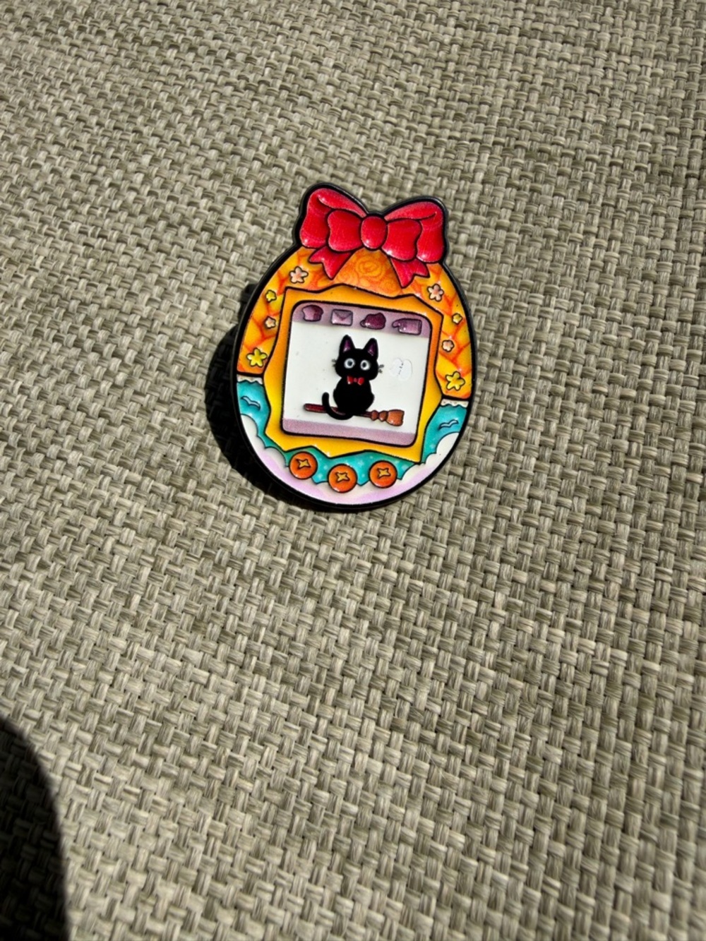 Kiki Delivery Service Studio Ghibli Jiji Tamagotchi Enamel Pin